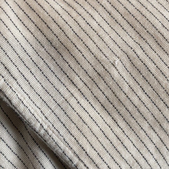 Eileen Fisher Ivory and Black Reversible Jacket Top Petite Small - Picture 8 of 8